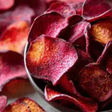Baked Beet Chips