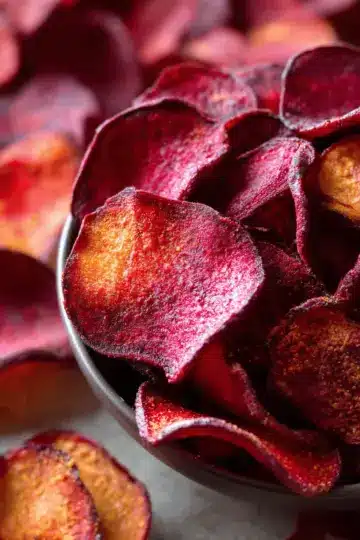 Baked Beet Chips
