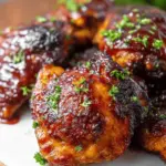 Crispy & Juicy BBQ Baked Chicken Thighs