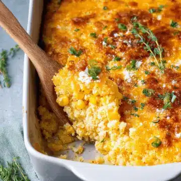 Extremely Cheesy Corn Casserole