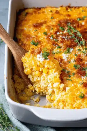 Extremely Cheesy Corn Casserole