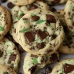 Mint Chocolate Chip Cookies