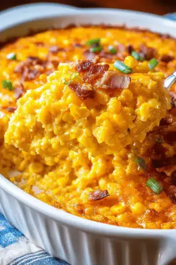 Cheddar Corn Casserole