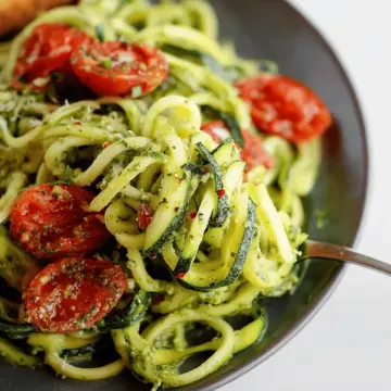 Zucchini Noodles with Pesto