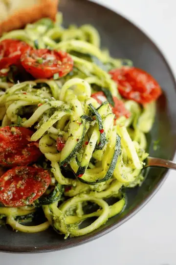 Zucchini Noodles with Pesto