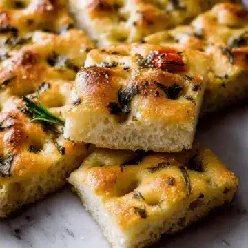 Garlic Rosemary Herb Focaccia