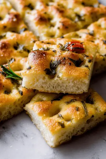 Garlic Rosemary Herb Focaccia