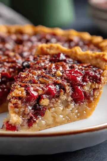 Cranberry Pecan Pie