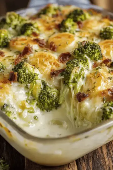Creamy Potato Broccoli Casserole