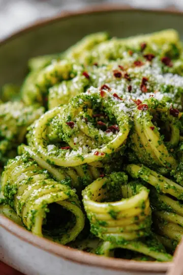 Just Kale Pesto Pasta