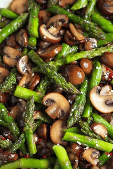 Asparagus Mushroom Stir-Fry