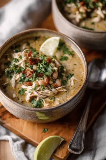 Slow Cooker White Chicken Chili (Dairy-Free)
