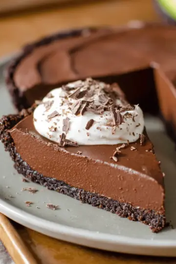 Chocolate Avocado Pie