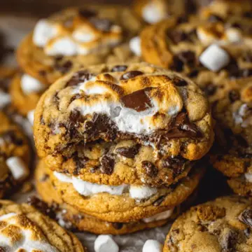 S’mores Chocolate Chip Cookies