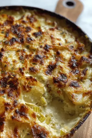 Potato and Leek Gratin