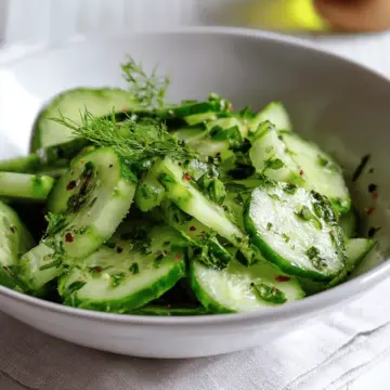 Cucumber and Herb Salad Recipe