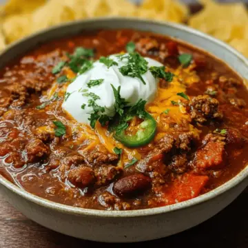 EASY HOMESTYLE CHILI