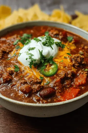 EASY HOMESTYLE CHILI