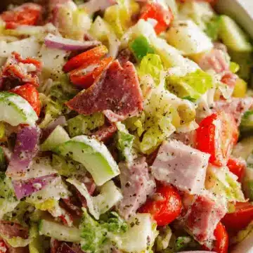 Italian Grinder Salad (Chopped Sub Salad)