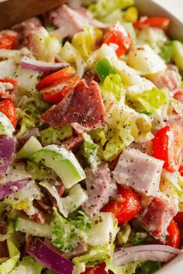 Italian Grinder Salad (Chopped Sub Salad)