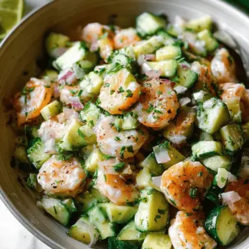 Cucumber Shrimp Salad