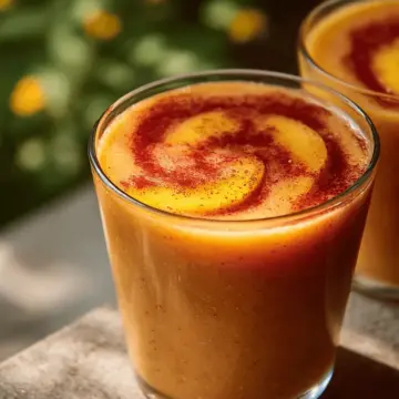 Golden Peach Sunrise Smoothie