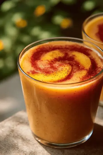Golden Peach Sunrise Smoothie