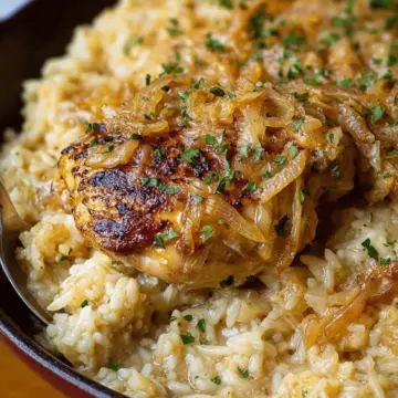 French Onion Chicken and Rice