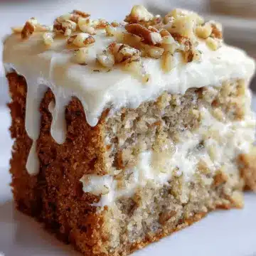 Amazing Banana Bread Cake with Cream Cheese Frosting