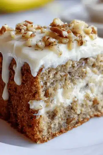 Amazing Banana Bread Cake with Cream Cheese Frosting
