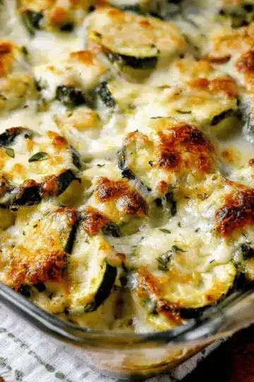 Easy Cheesy Zucchini Bake