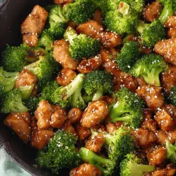 Honey Sesame Chicken and Broccoli