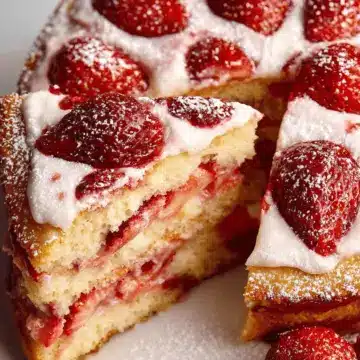 Strawberry Cake – really easy cake recipe