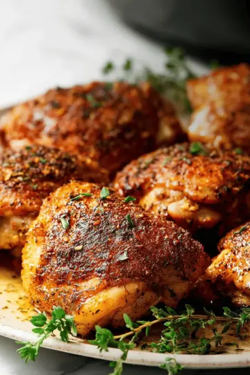 Crispy Baked Chicken Thighs