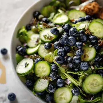 Blueberry Cucumber Salad
