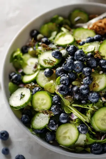 Blueberry Cucumber Salad
