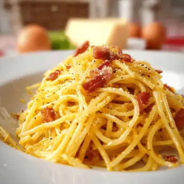 Spaghetti carbonara (la recette italienne authentique)
