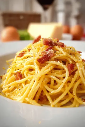 Spaghetti carbonara (la recette italienne authentique)
