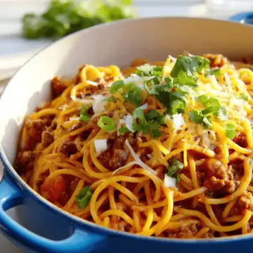 One-Pot Taco Spaghetti
