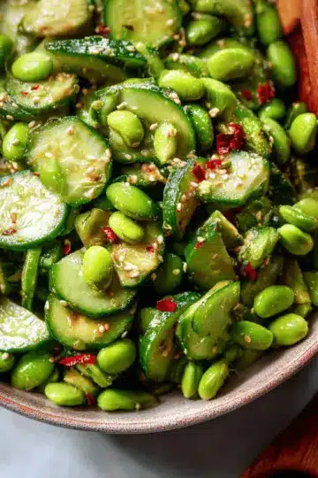 Cucumber Edamame Salad