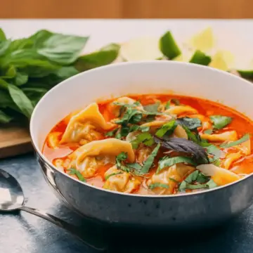 Red Curry Dumpling Soup: A Cozy Bowl of Comfort