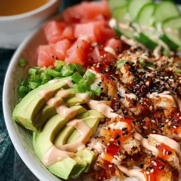 Crunch Roll Sushi Bowl