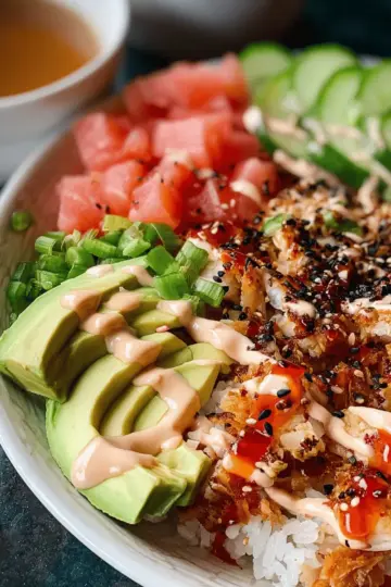 Crunch Roll Sushi Bowl