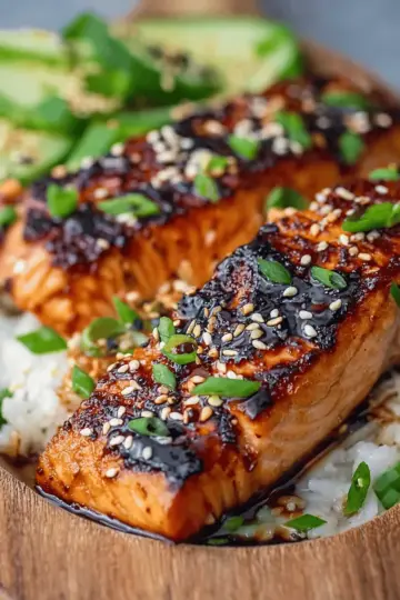 Honey Soy Glazed Salmon