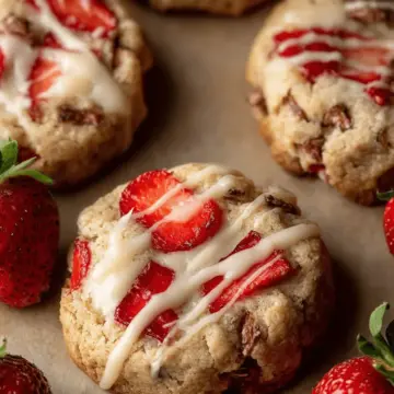 Strawberry Cheesecake Cookies