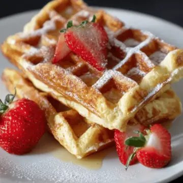 Easy French Toast Waffles