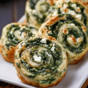 Spinach Feta Pinwheels
