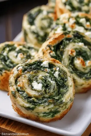 Spinach Feta Pinwheels