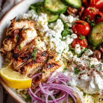 Greek Chicken Bowls
