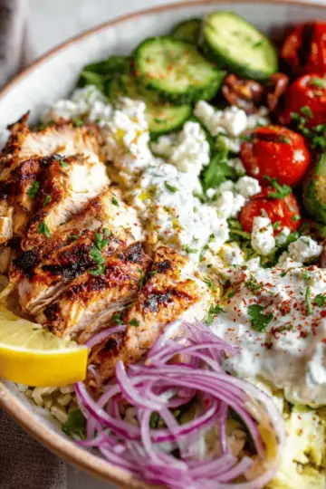 Greek Chicken Bowls